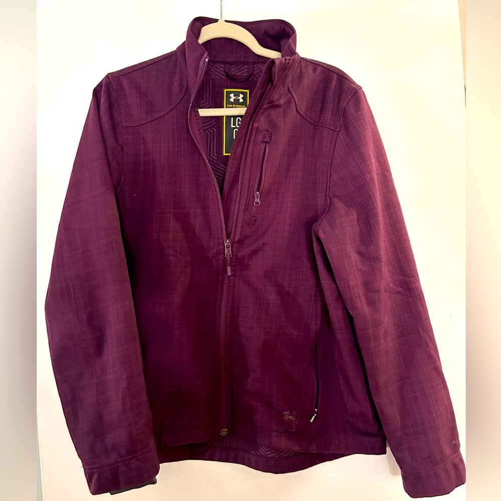 Under Armour Jacket.  Purple. Large